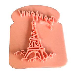 Fred Bonjour Paris Eiffel Tower Bread Stamper Pink NEW